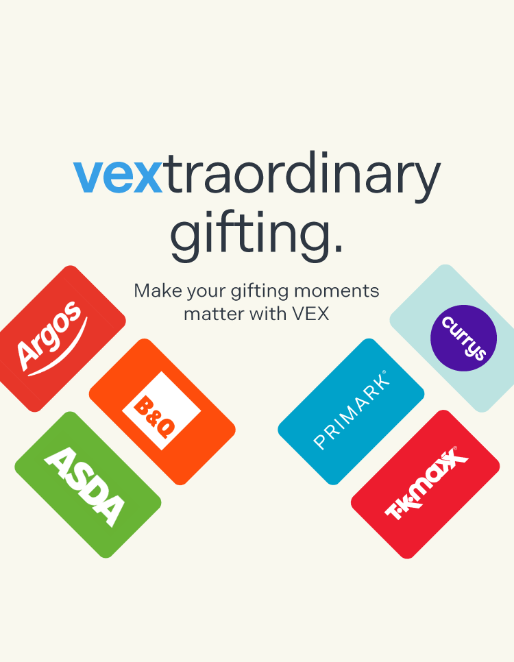 VEX Gift Card vextraordinary gifting